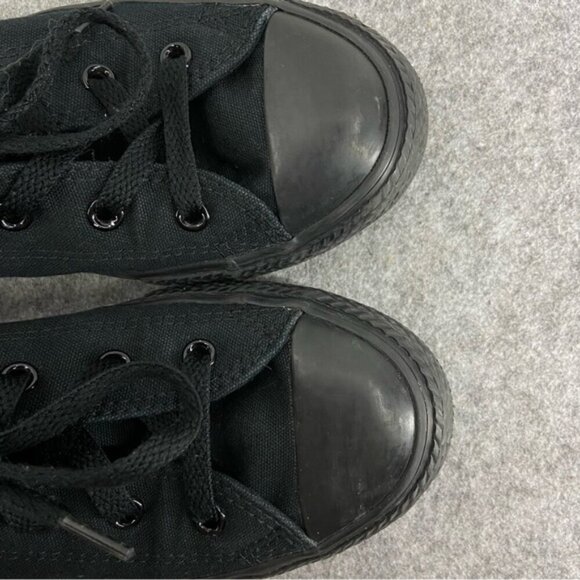 Converse Classic Monochrome Junior Black Low Top Sneakers US Size 3 - Picture 12 of 12